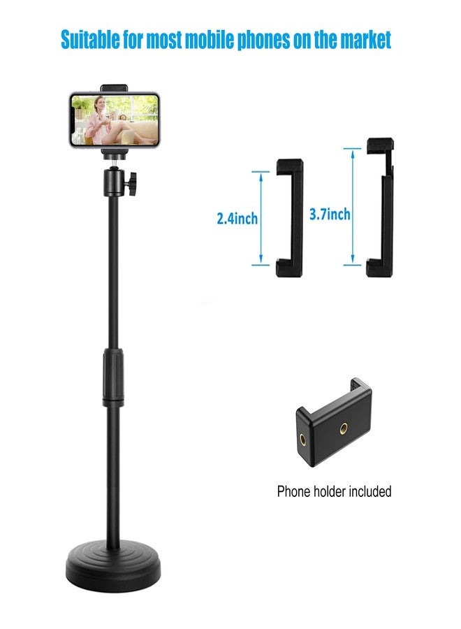 Khazylorr Webcam Stand for Desk, Webcam Tripod Camera Stand with Phone Holder Desktop Webcam Mount for Logitech Webcam C920 C922 C925e C922x C930e C930 C615 and BRIO - Image 5