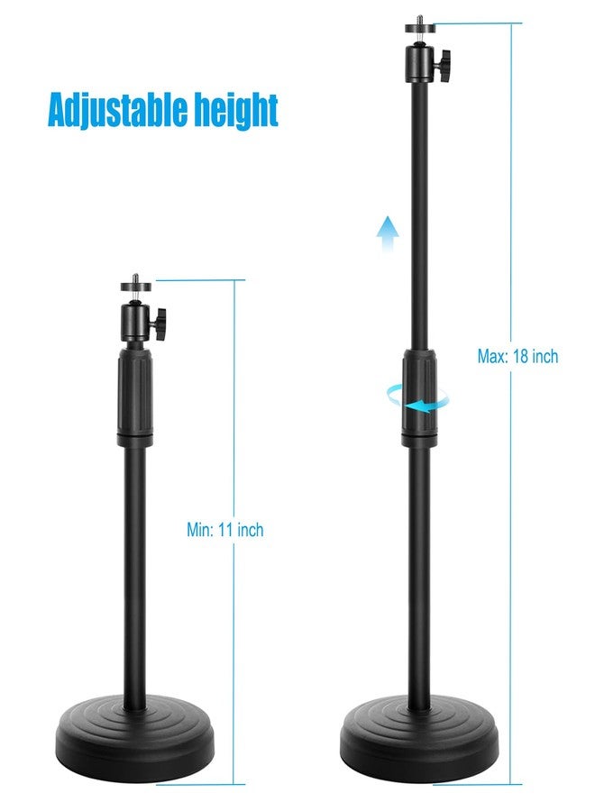 Khazylorr Webcam Stand for Desk, Webcam Tripod Camera Stand with Phone Holder Desktop Webcam Mount for Logitech Webcam C920 C922 C925e C922x C930e C930 C615 and BRIO - Image 2