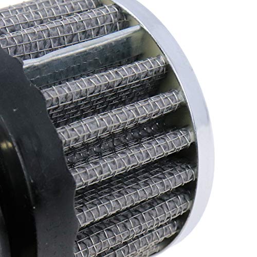 AUTUT 25mm Inlet Motorcycle Air Filter Replacement Cylindrical Intake Mesh Filter Accessory - Image 5