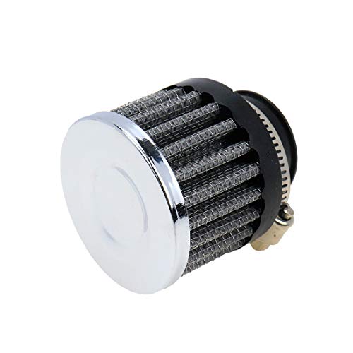 AUTUT 25mm Inlet Motorcycle Air Filter Replacement Cylindrical Intake Mesh Filter Accessory - Image 3