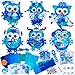 Winlyn 24 Sets Winter Craft Kits Christmas Crafts DIY Snowflake Owl Ornaments Decorations Craft Kit Festive Foam Stickers Winter Arts and Crafts for Kids Holiday Home Classroom Activities Party Favors - Image 2