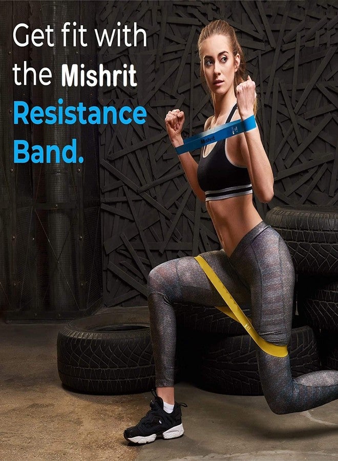 Mishrit Resistance Loop Exercise Bands for Squats, HIPS, Legs, Butt, Glutes and Heavy Workouts Physical Therapy, Rehab, Stretching, Home Fitness (Set of 5) - Image 4