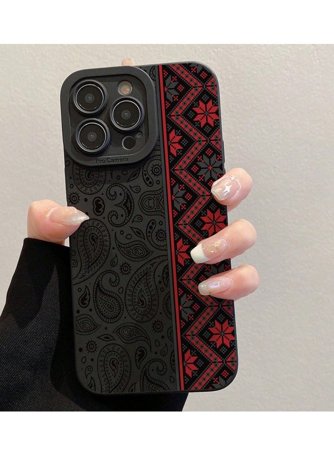 Fashion Retro IPhone 16 Pro Case for Frosted Shockproof Protective Case - Image 3