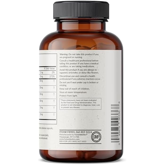 Futurebiotics Liver Detox Advanced Detox & Cleanse Formula Supports Healthy Liver Function with Milk Thistle, Dandelion Root, Turmeric Artichoke Leaf, & More, Non-GMO, 360 Vegetarian Capsules - Image 2