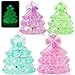 UGYWI Christmas Stocking Stuffers Glow in The DarkSquishy Fidget Toys for Kids Gifts for Boys Girls Age 3 4Pcs Christmas Tree - Image 2