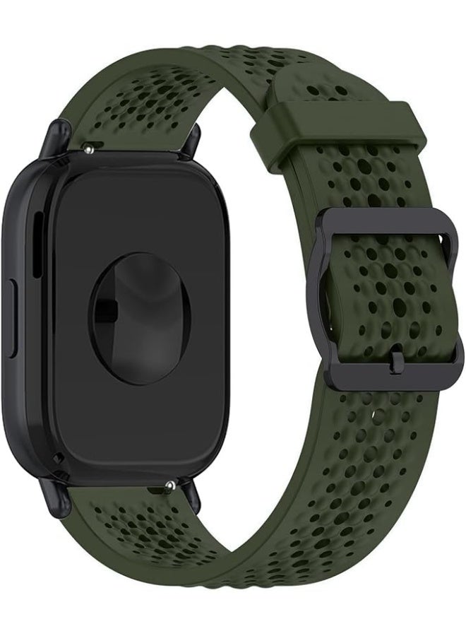 22 mm Silicone Breathable Sport Bracelet For Xiaomi Redmi Watch 5 Active/Redmi Watch 5 Lite Strap, 22mm Adjustable Armband Watchbands Quick Wristband Watch Strap Bands - Image 4