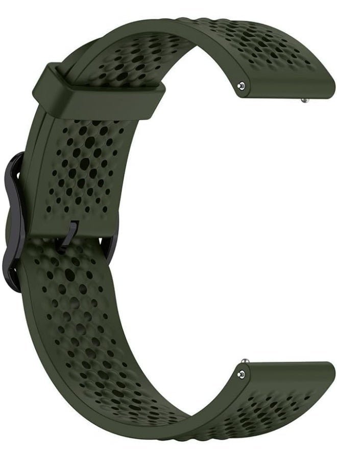 22 mm Silicone Breathable Sport Bracelet For Xiaomi Redmi Watch 5 Active/Redmi Watch 5 Lite Strap, 22mm Adjustable Armband Watchbands Quick Wristband Watch Strap Bands - Image 3