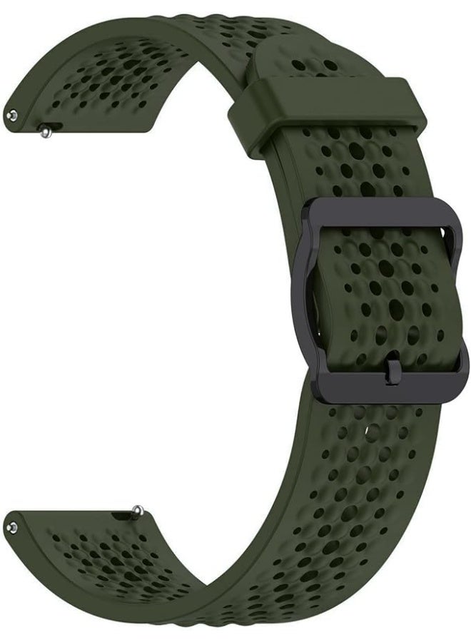 22 mm Silicone Breathable Sport Bracelet For Xiaomi Redmi Watch 5 Active/Redmi Watch 5 Lite Strap, 22mm Adjustable Armband Watchbands Quick Wristband Watch Strap Bands - Image 2