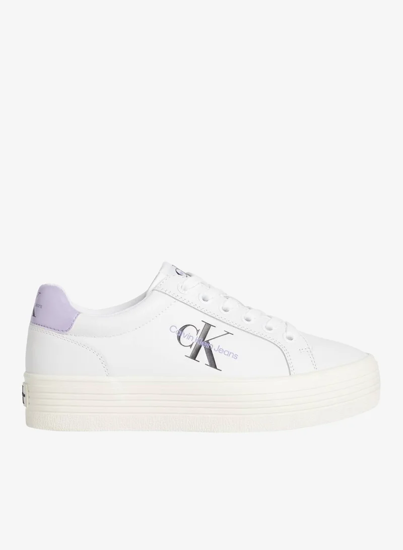 Calvin Klein Jeans Leather Platform Sneakers