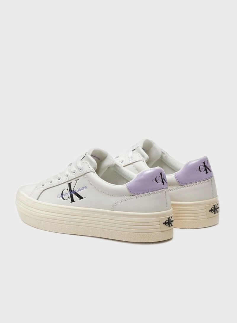 Calvin Klein Jeans Leather Platform Sneakers  - Image 3