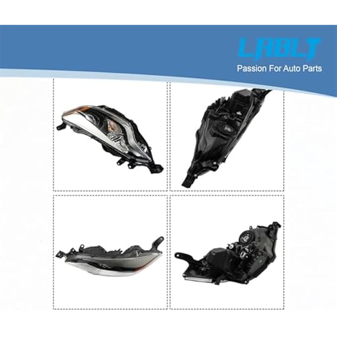 LABLT Headlights Replacement For 2014 2015 2016 Toyota Corolla Built In Led Headlight Right Side Passenger Side - Image 4