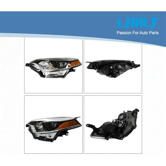 LABLT Headlights Replacement For 2014 2015 2016 Toyota Corolla Built In Led Headlight Right Side Passenger Side - Image 5