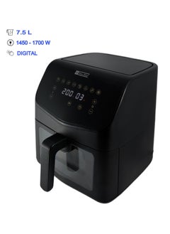 Homemaker Home Maker Digital Air Fryer 7.5 Liter, 1450-1700 W, High Speed Air Circulation System, Preset Cooking Programs, Timer & Temperature Control, Over Heat Protection, Transparent Drawer, Non-stick Basket  - Image 2
