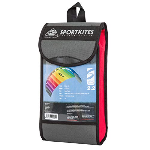 HQ Kites Symphony Beach III 1.3 Stunt Kite 51 Inch Dual - Line Sport Kite, Color: Rainbow - Active Outdoor Fun for Ages 8 and Up - Image 4