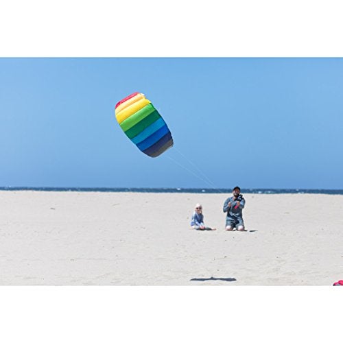 HQ Kites Symphony Beach III 1.3 Stunt Kite 51 Inch Dual - Line Sport Kite, Color: Rainbow - Active Outdoor Fun for Ages 8 and Up - Image 2