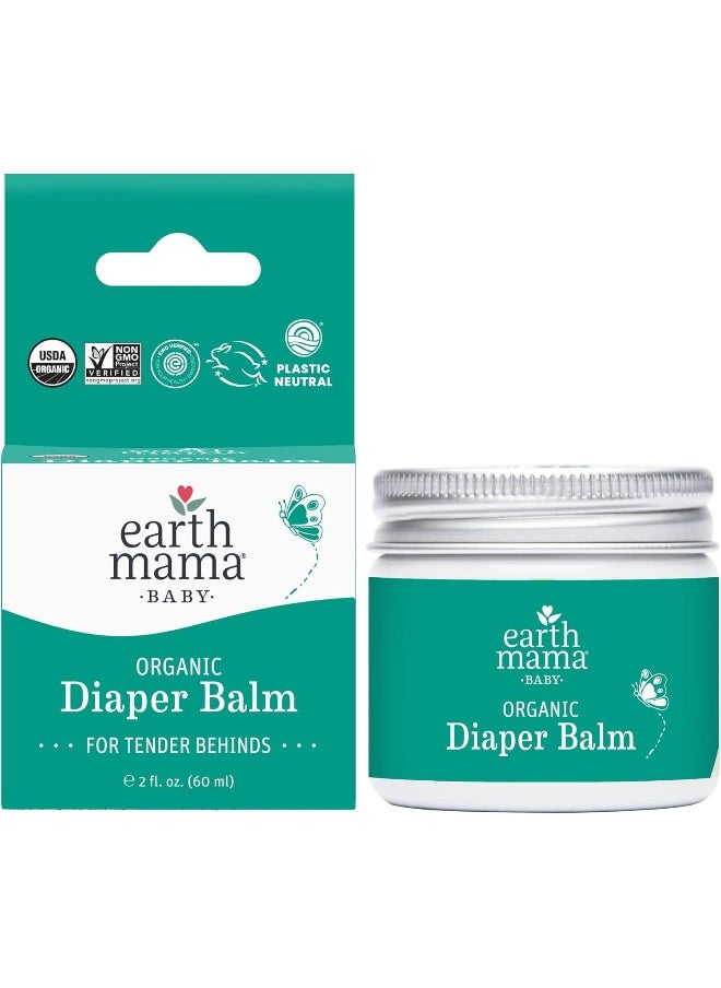 Earth Mama - Earth Mama Organic Nipple Butter™ + Organic Diaper Balm | Sensitive Skincare BFF Breastfeeding Essentials & Baby Cream Bundle - Image 1