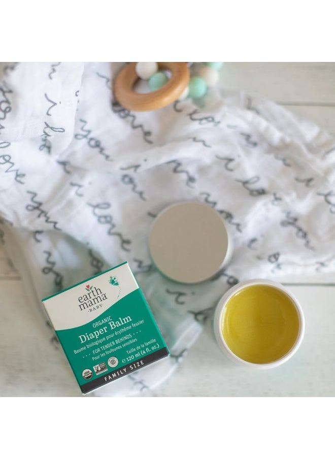 Earth Mama - Earth Mama Organic Nipple Butter™ + Organic Diaper Balm | Sensitive Skincare BFF Breastfeeding Essentials & Baby Cream Bundle - Image 1