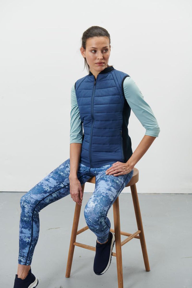 Tchibo سترة نسائية مبطنة حرارية، كحلي - Image 1