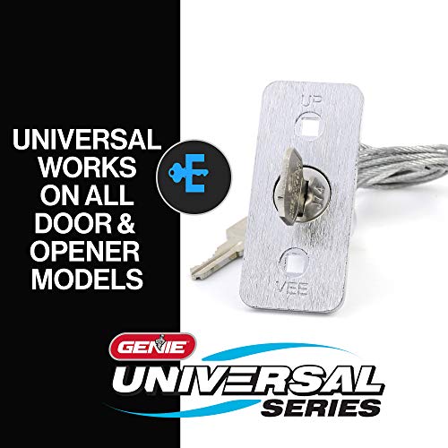Genie مجموعة إطلاق الطوارئ العالمية لجهاز فتح باب المرآب من جيني GEN37374R، مقاس واحد، معدني - Image 5