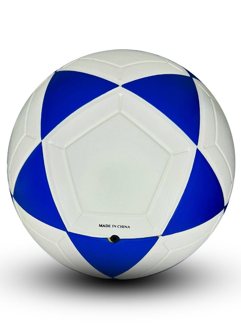 H PRO Pro Nfb Premium Football | Long-Lasting & Ideal For Outdoor Use | Size 5 | Blue - Image 3