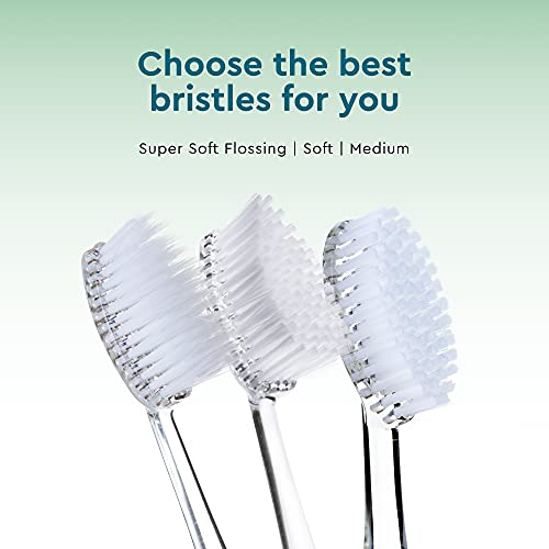 RADIUS Toothbrush Replacement Brush Heads 2-Count Improve Gum Health & Reduce Gum Issues - Medium - Pack of 6 - Image 5