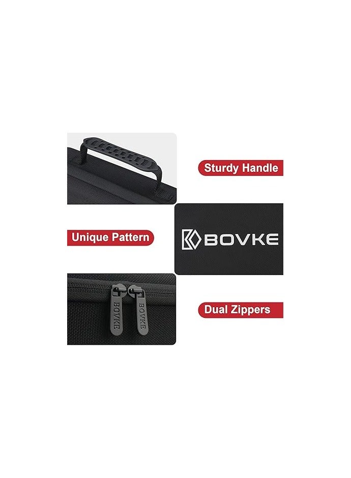bovke Electronic Organizer Travel Cable Organizer Bag Electronic Accessories Case Portable Tech Organizer for Tablet - Image 4