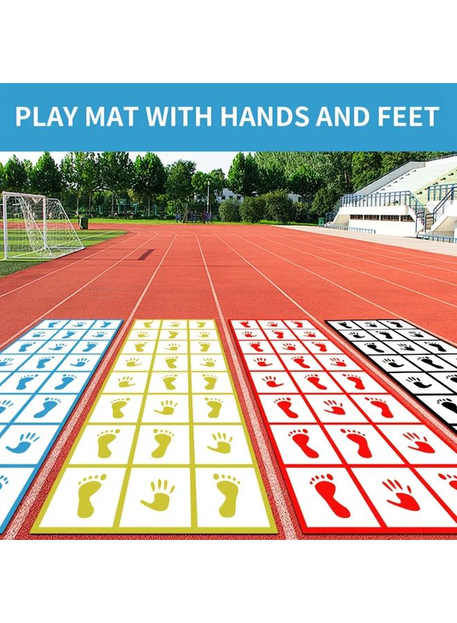Red Sensory Folding Floor Game Set Body Coordination Balance Challenge Portable For Outdoor Team Building - Image 2