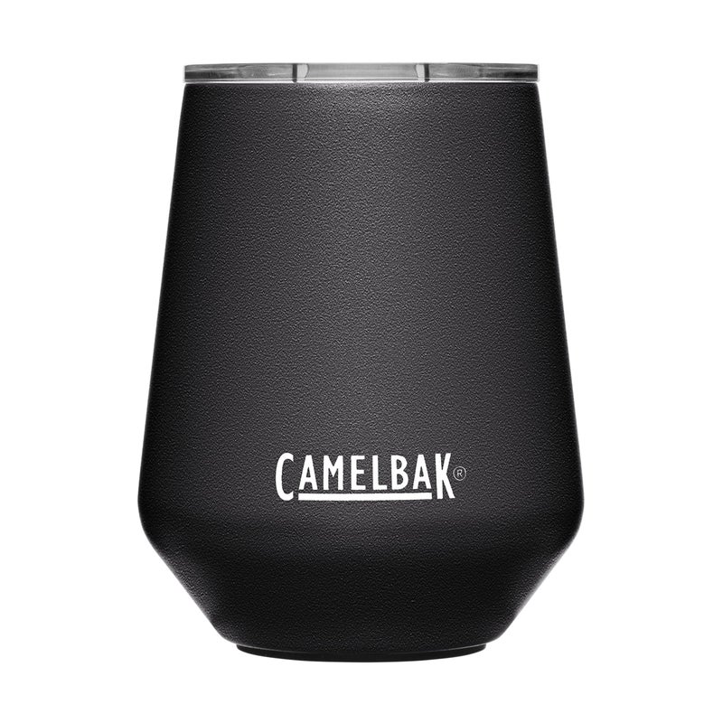 CamelBak Horizon 12oz Wine Tumbler - Insulated Stainless Steel - Tri-Mode Lid - Black - Image 1