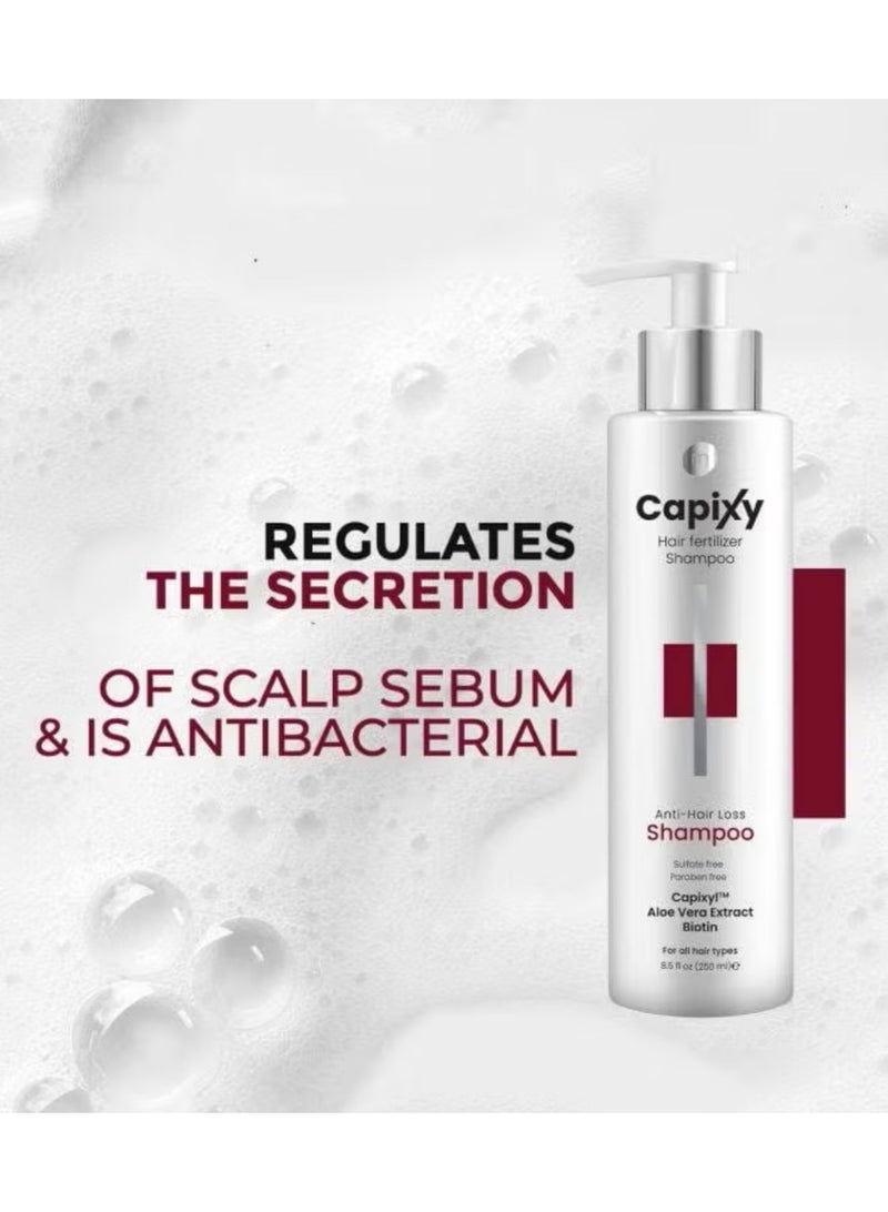 Capixy Hair Care Bundle Capixy Intense Tonic Spray125 ml + Hair Fertilizer Shampoo 250 ml - Image 2