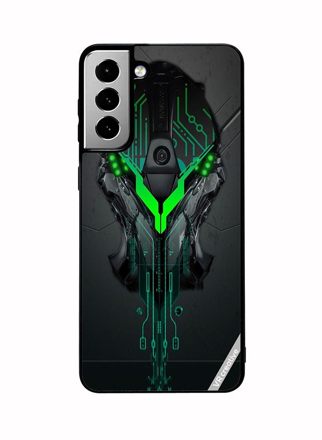 VR CREATIVE Protective Case Cover For Samsung Galaxy S21 FE 5G Logo Design Multicolour - Image 1