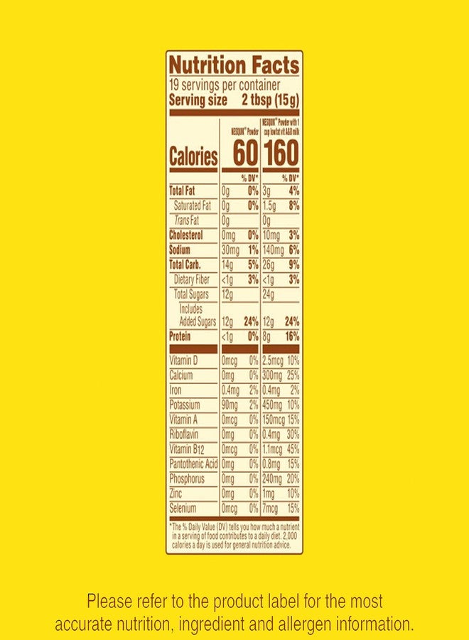 Nesquik Chocolate Powder Drink Mix 10 oz - Image 4