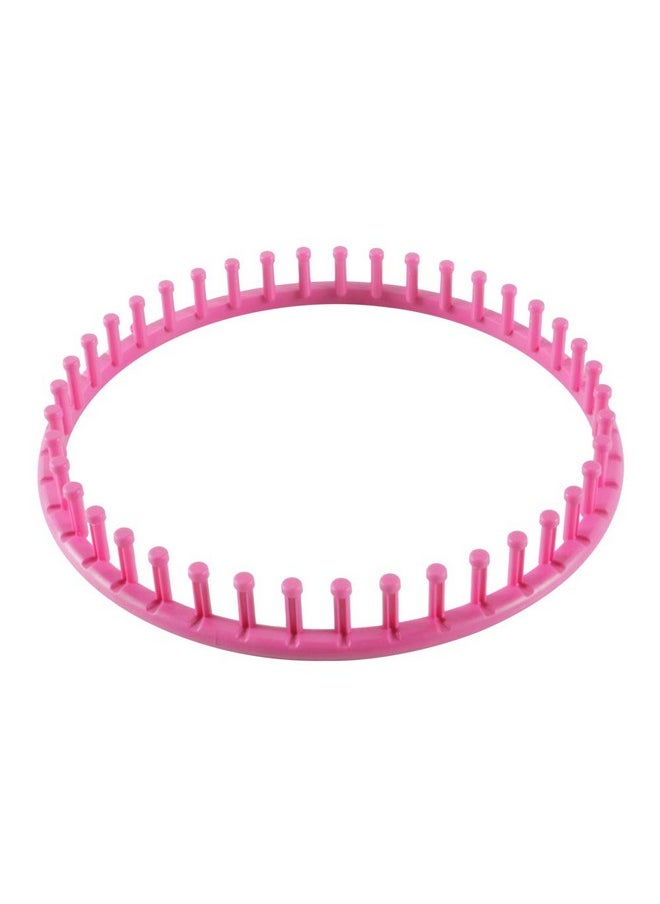 Novelinks - Round Knitting Looms Set Set Of 5 Plastic Looms Knitting With 1 Knitting Yarn Loom Needle And 1 Plastic Loom Pick - Image 1
