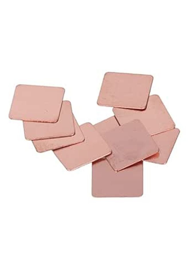 Copper Heatsink 20 Pieces 20 X 20mm 0.5mm Shim Plate For GPU Thermal Conductivity - Image 1