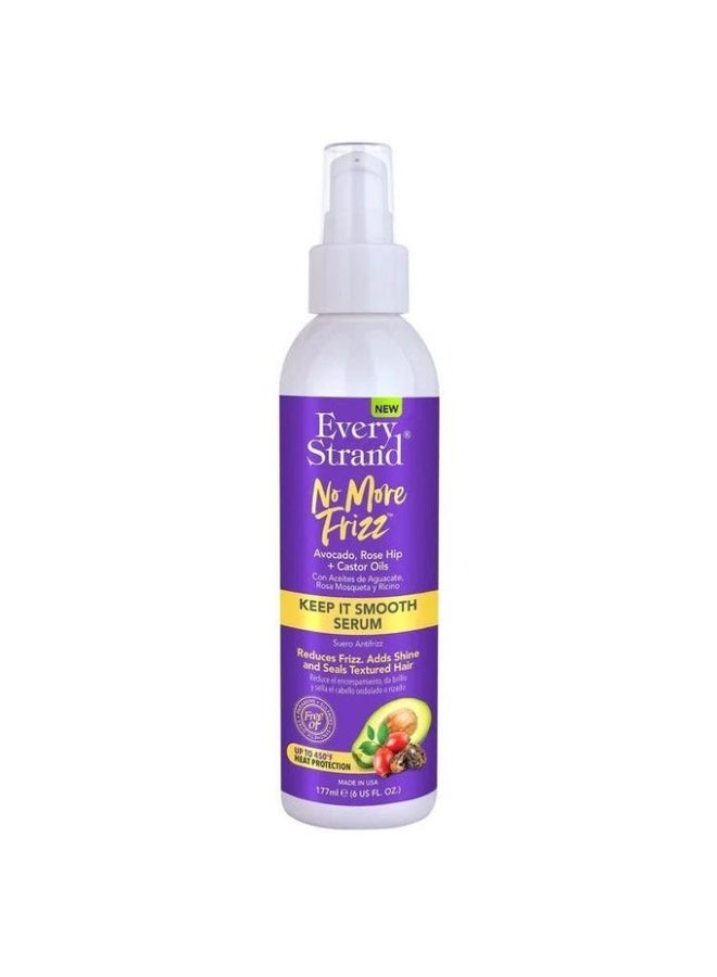 Every Strand No More Frizz Keep It Smooth Serum with Avocado, Rose Hip & Castor Oils – 177 ml