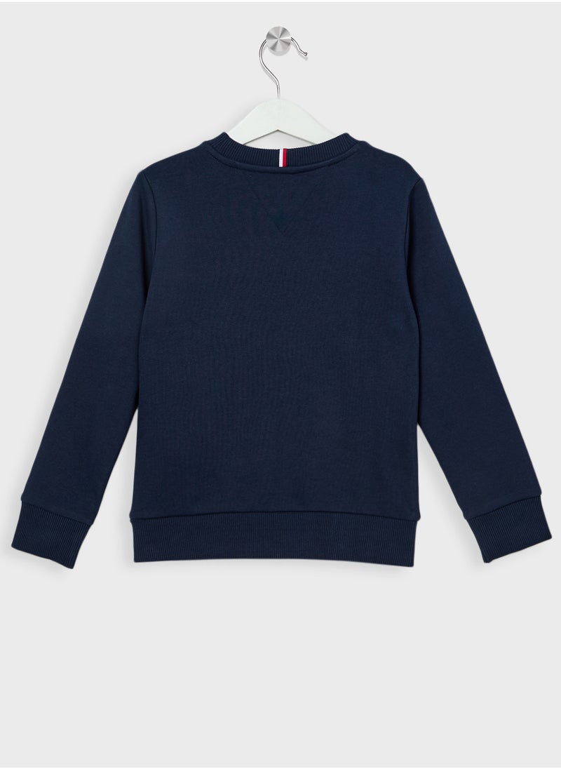 TOMMY HILFIGER Youth Ribbed Insert Tracksuits Sets  - Image 3