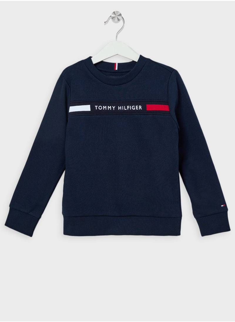 TOMMY HILFIGER Youth Ribbed Insert Tracksuits Sets  - Image 2