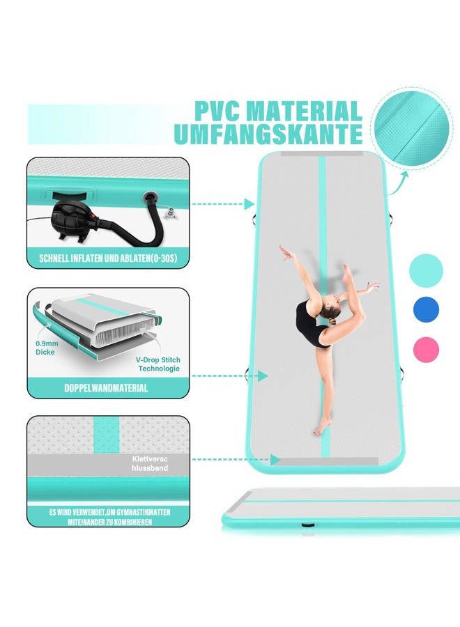 IBATMS 4/8" Inflatable Air Mat for Home Use Workout Cheerleading Yoga Water with Air Pump - Image 2