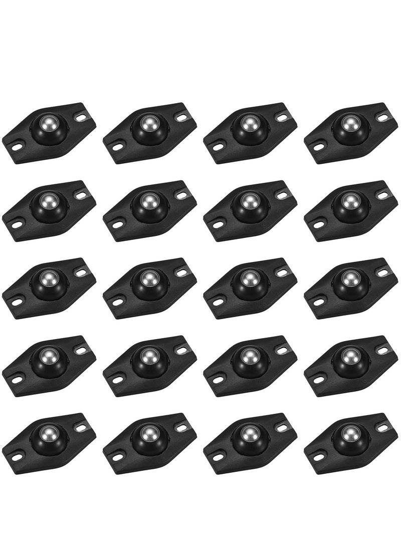 RATSAW - 20 PCS Universal Adhesive Swivel Pulley Castors Wheels for Trash Cans Storage Boxes Small Furniture - Image 1