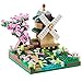 JXRLMB Architecture River Windmill Tree Cute Micro Mini Building Blocks Sets Trees Flowers for Adults Idea Cherry Blossom Present Model Kit 600 pcs - Image 2