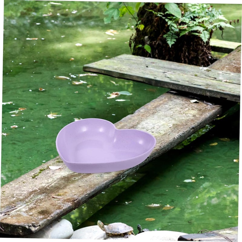 SUPVOX 5pcs Crab Bowl Reptile Tank Accessories Wear-Resistant Dish Safety Use for Small Reptiles Easy Cleaning Straw Material - Image 4