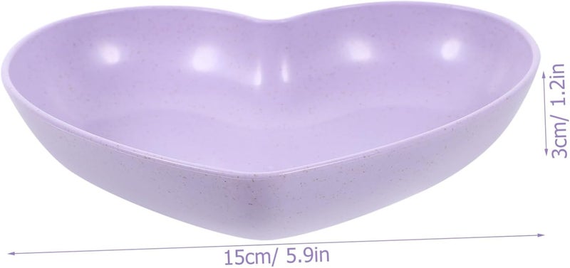 SUPVOX 5pcs Crab Bowl Reptile Tank Accessories Wear-Resistant Dish Safety Use for Small Reptiles Easy Cleaning Straw Material - Image 2