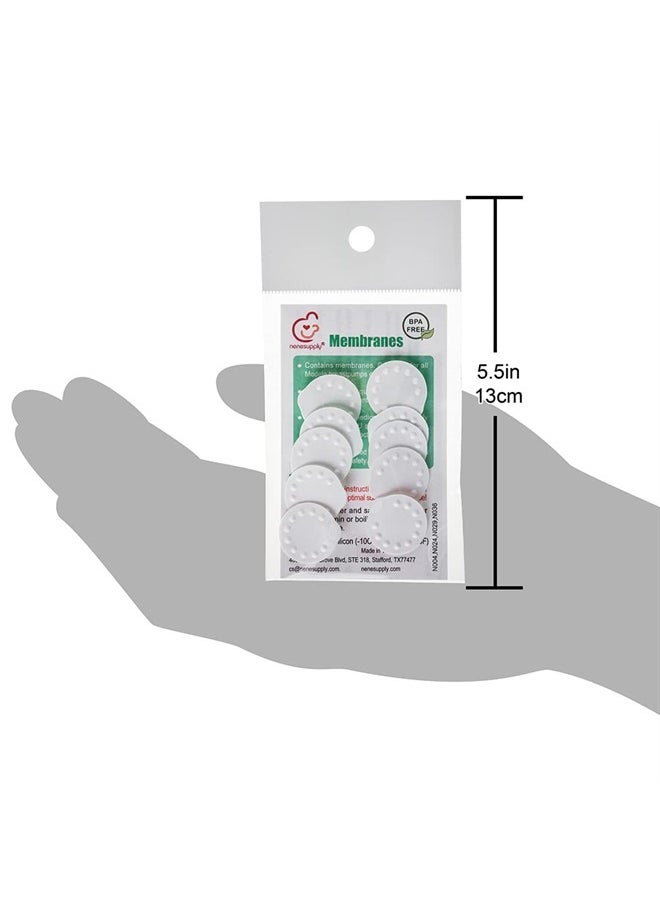 NENESUPPLY Nenesupply10 pc Membranes Compatible with Medela Valve and Nenesupply Valve. Not Original Medela Membrane. Compatible with Pump in Style Swing Symphony Harmony Breast Pump  - Image 5