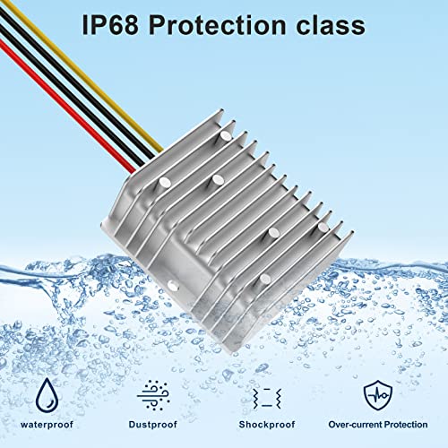 YAXIGE DC 12V to 24V 10A 240W Converter Step Up Voltage Regulator Boost Converter Module Car Power Supply Power Converter Waterproof Module Transformer - Image 2