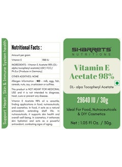 Sharrets Sharrets Vegetable Glycerine 170 gm & Vitamin E oil 1.05 fl Oz - Combo Pack  - Image 4