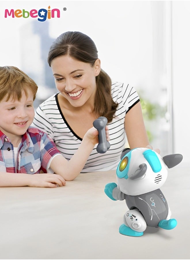 MEBEGIN - STEM DIY Pet Dog Toys Kids Animal Robot Toy Walking Smart Interactive Dance Voice Control Robot Dog Parent-child Interactive Toys For 3+ - Image 1