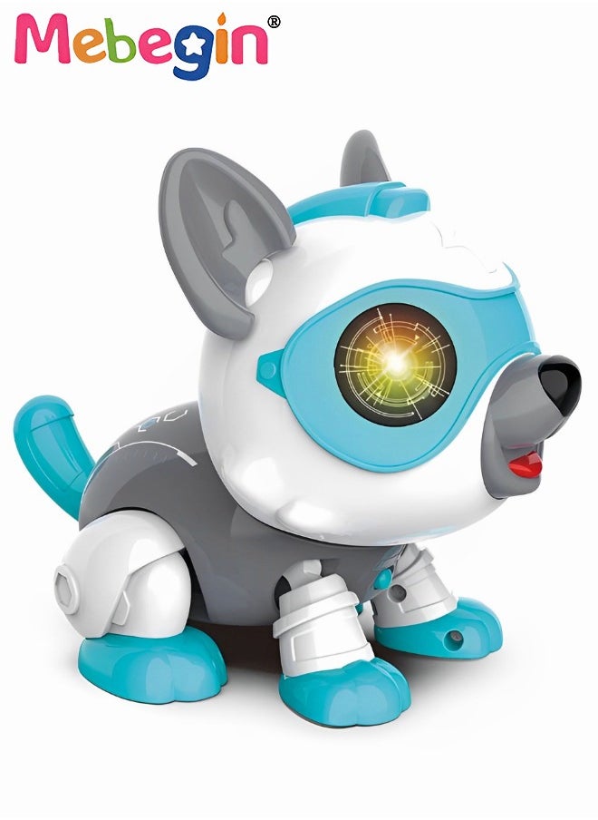 MEBEGIN - STEM DIY Pet Dog Toys Kids Animal Robot Toy Walking Smart Interactive Dance Voice Control Robot Dog Parent-child Interactive Toys For 3+ - Image 1