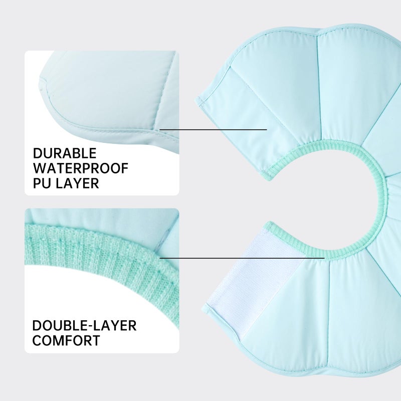 Touchdog Soft Cat Cone Collar, Waterproof Recovery Collar for Cats After Surgery, Lightweight Elizabethan Collar for Kittens, Small to Large - Image 2