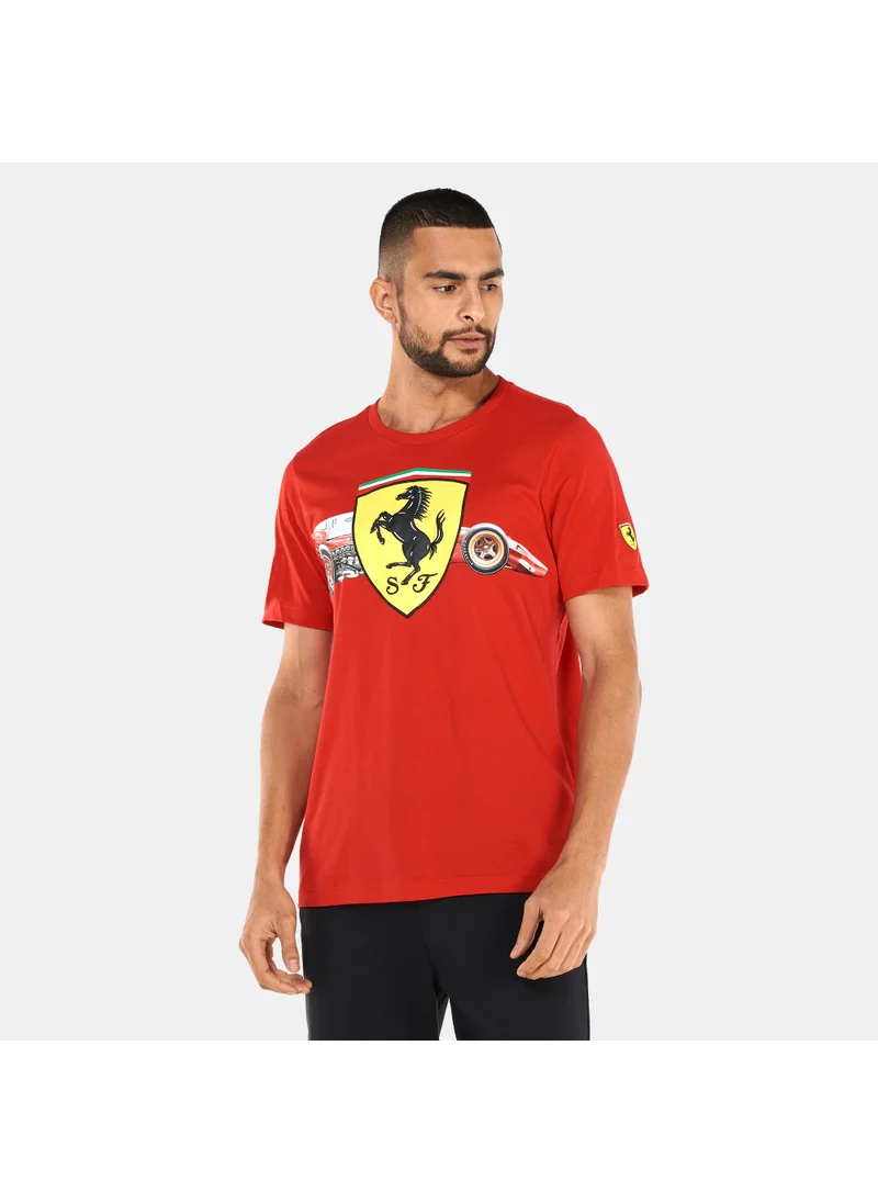 PUMA Men's Ferrari Race Heritage Big Shield T-Shirt