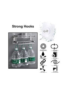 Excefore Hooks Heavy Duty Wall Hooks For Hangingwall Hangers Without Nails2 In 1 Screw Free Sticker For Wall Mount Shelfwaterproof Rustproof 16Mm 30 Pcs  - Image 2