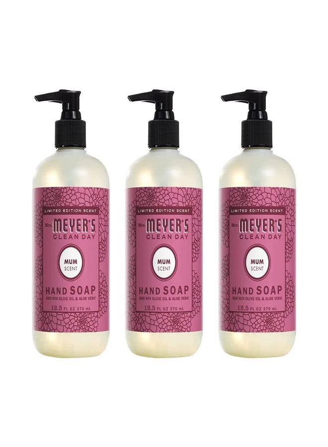 MRS. MEYER'S CLEAN DAY Liquid Hand Soap Mum, 12.5 Fl Oz. (Pack of 3) - Image 1